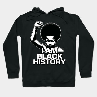 I Am Black History Black Boy Kids Hoodie